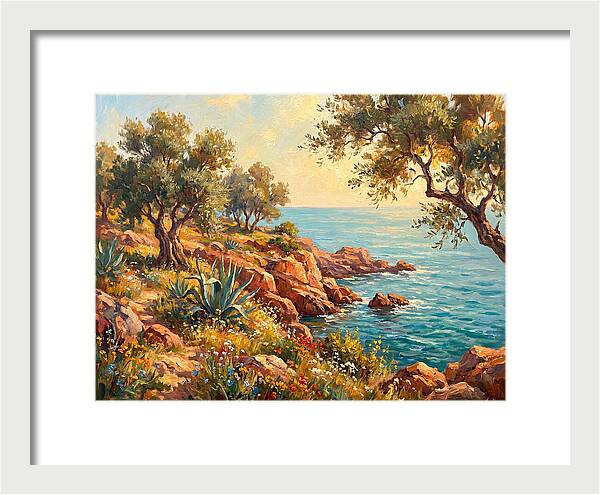 Rocky Mediterranean Shoreline
