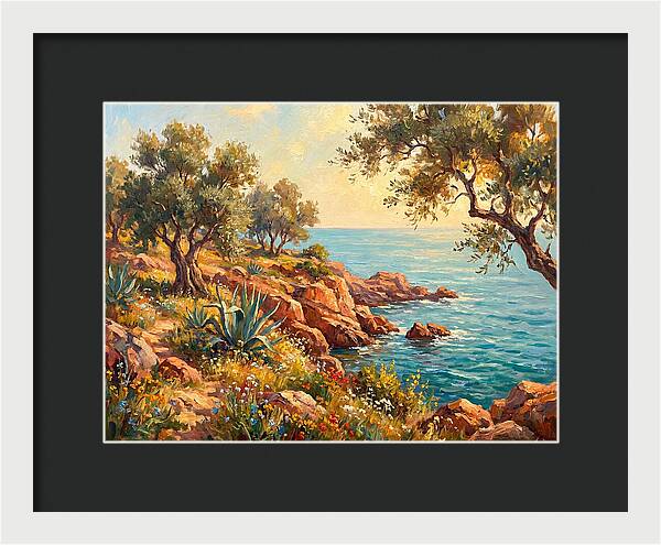 Rocky Mediterranean Shoreline
