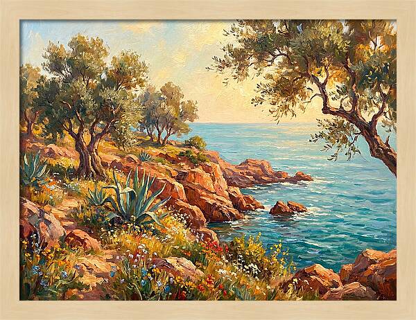 Rocky Mediterranean Shoreline