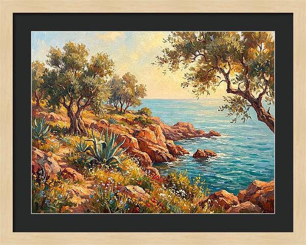 Rocky Mediterranean Shoreline