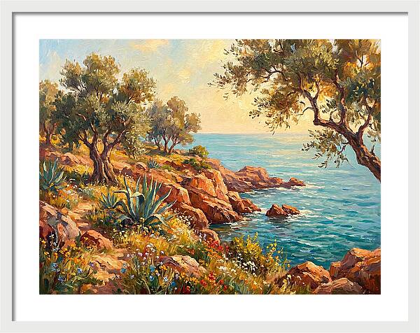 Rocky Mediterranean Shoreline