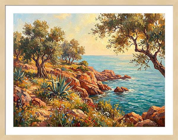 Rocky Mediterranean Shoreline