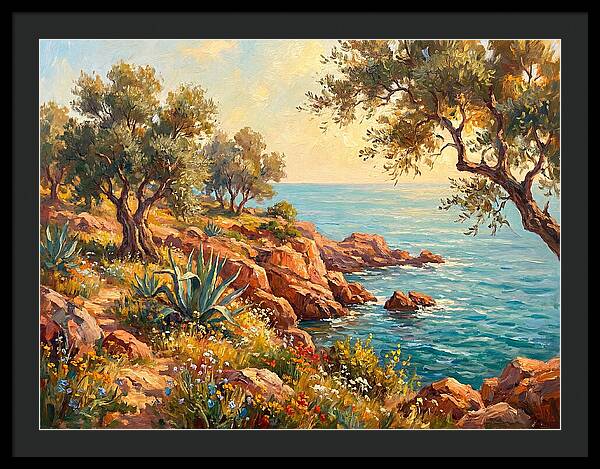 Rocky Mediterranean Shoreline