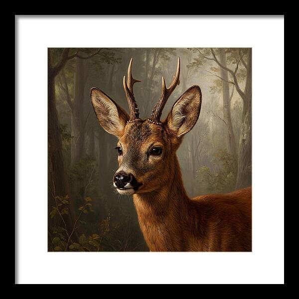 Roe Deer In A Forest