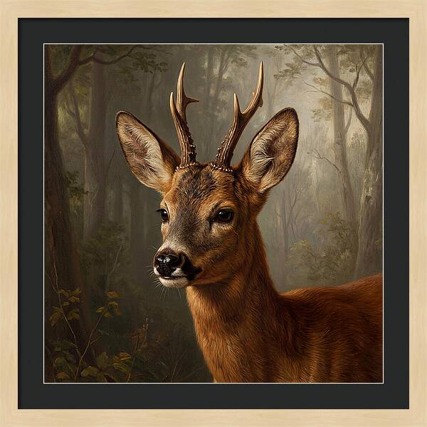 Roe Deer In A Forest