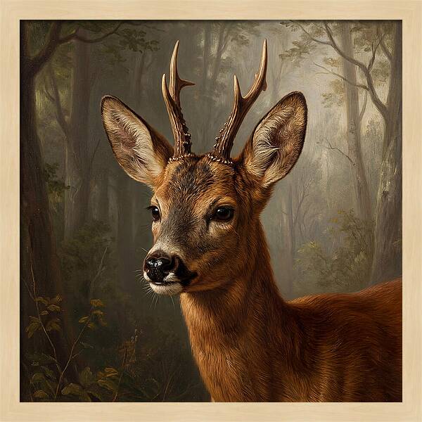 Roe Deer In A Forest