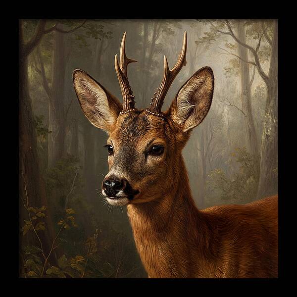 Roe Deer In A Forest