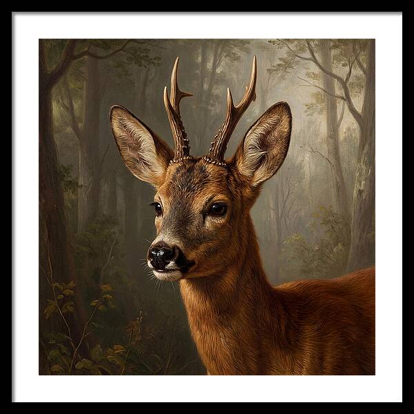 Roe Deer In A Forest