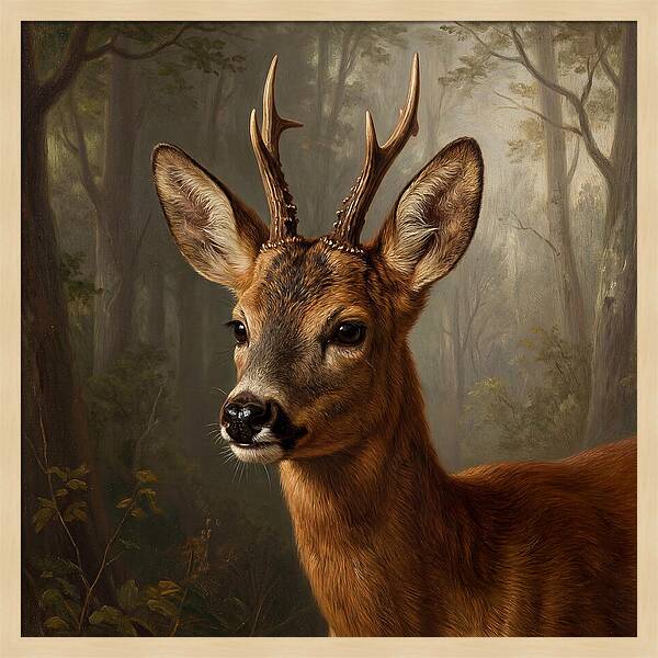 Roe Deer In A Forest