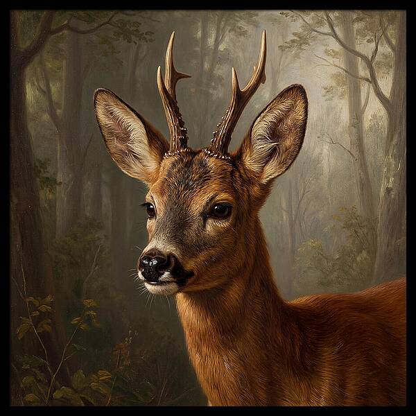 Roe Deer In A Forest