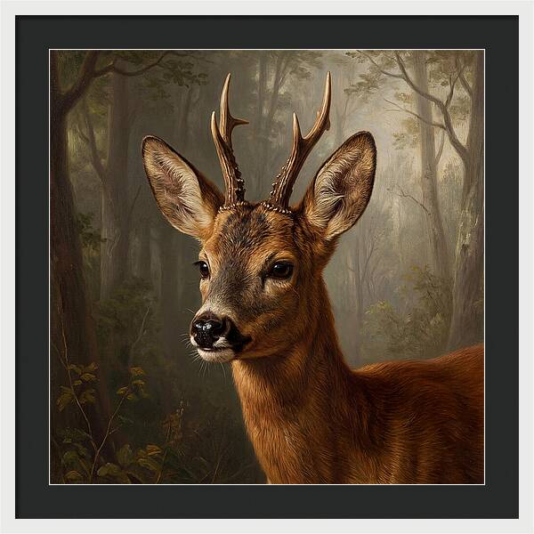 Roe Deer In A Forest