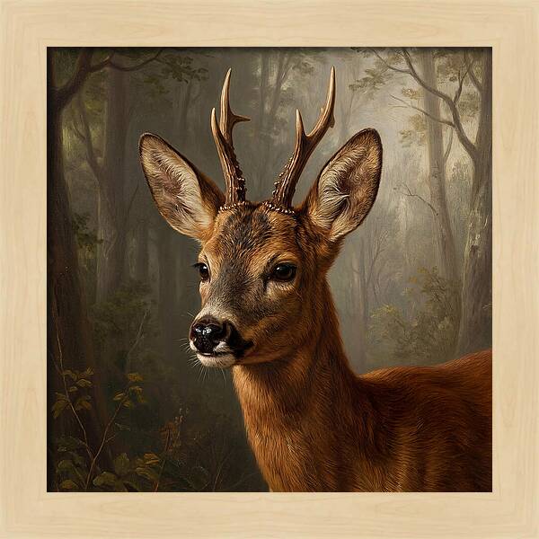 Roe Deer In A Forest