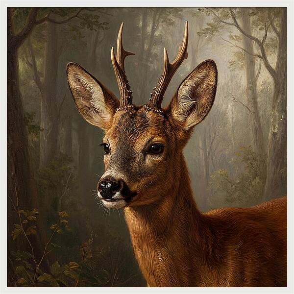 Roe Deer In A Forest