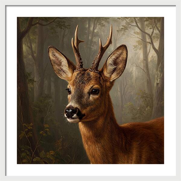 Roe Deer In A Forest