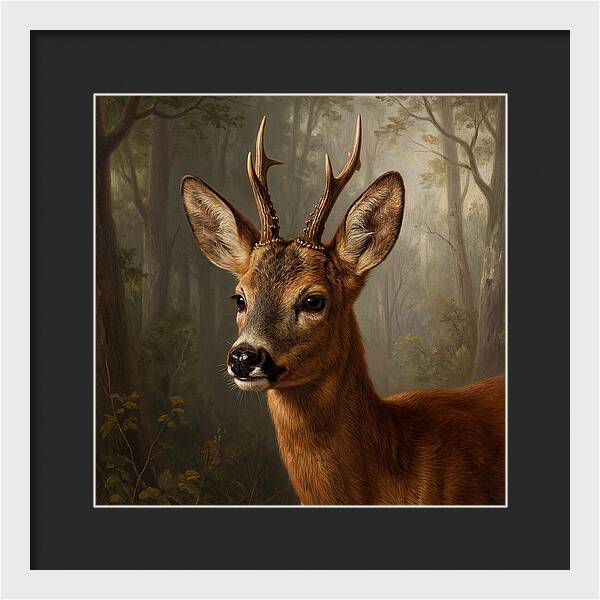 Roe Deer In A Forest