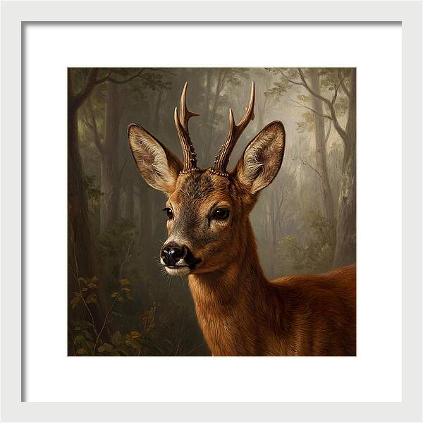 Roe Deer In A Forest