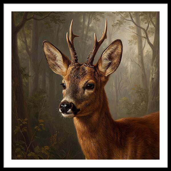 Roe Deer In A Forest