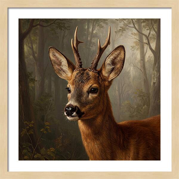 Roe Deer In A Forest