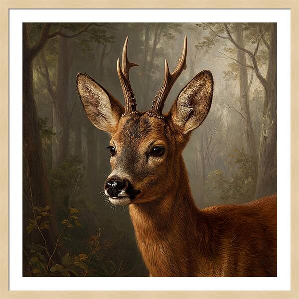 Roe Deer In A Forest