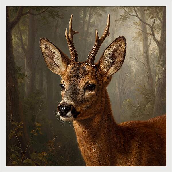 Roe Deer In A Forest