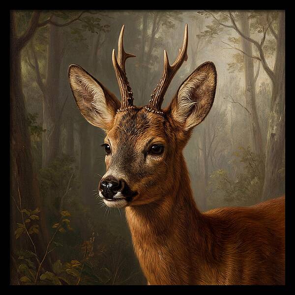 Roe Deer In A Forest