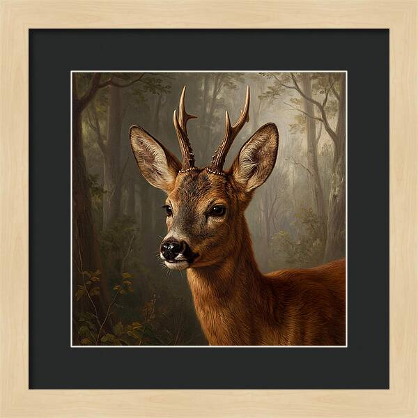 Roe Deer In A Forest