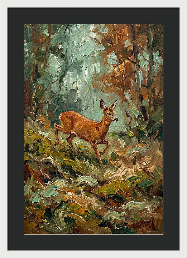 Roe Deer In The Forest