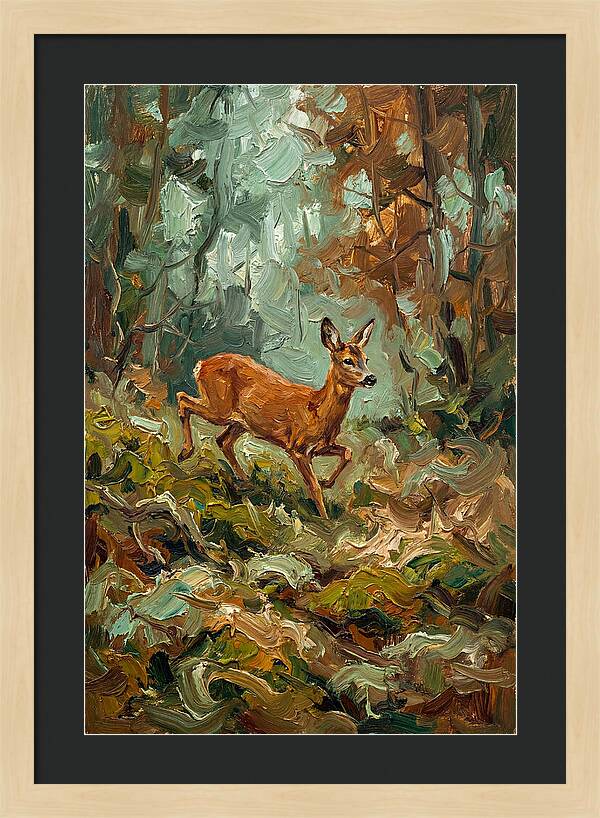 Roe Deer In The Forest