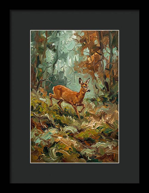 Roe Deer In The Forest