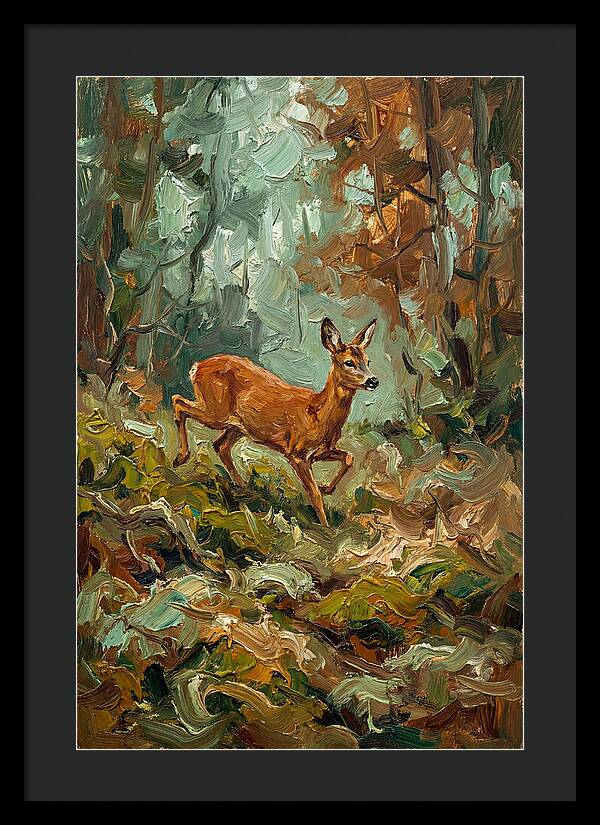 Roe Deer In The Forest