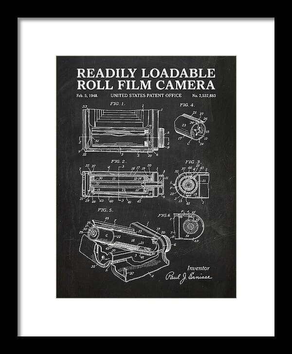 Roll Film Camera Chalkboard Patent Us2537883a