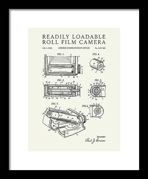 Roll Film Camera Minimalist Patent Us2537883a