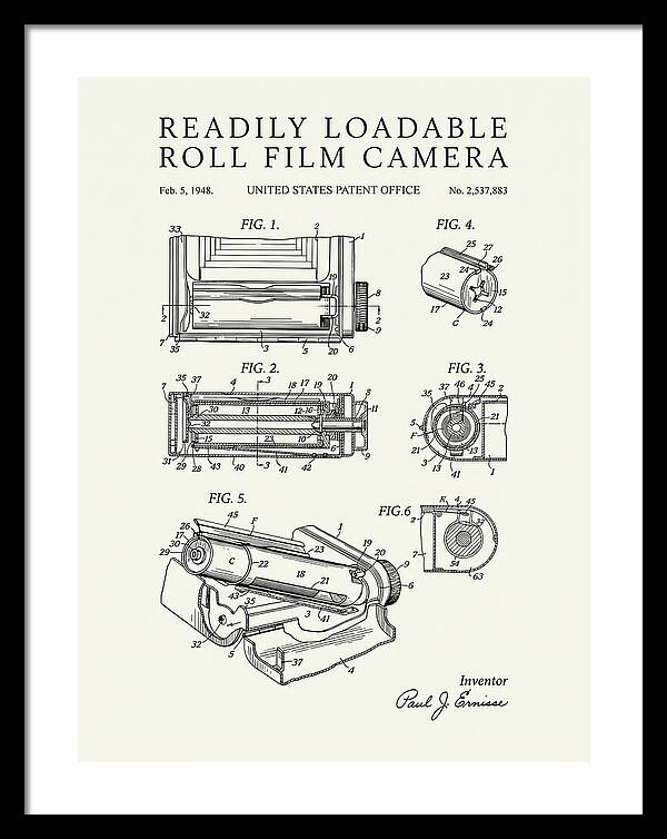 Roll Film Camera Minimalist Patent Us2537883a