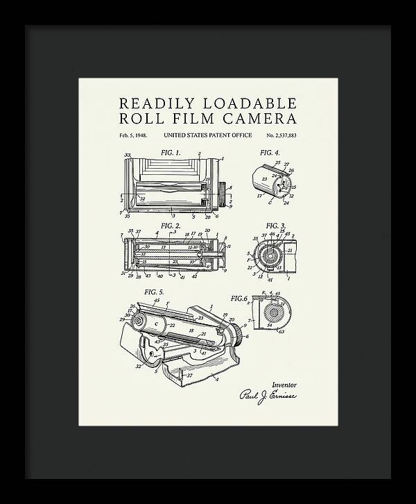 Roll Film Camera Minimalist Patent Us2537883a