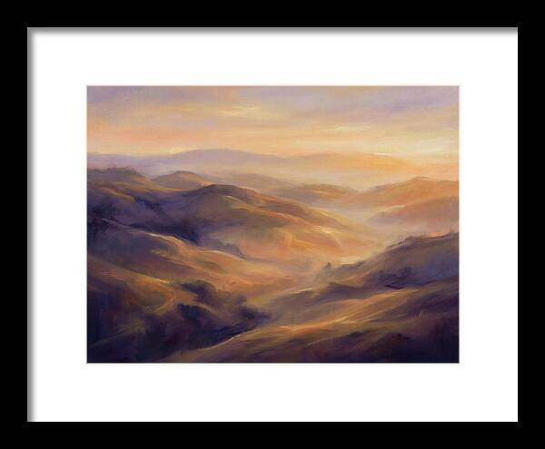 Rolling Hills At Dusk