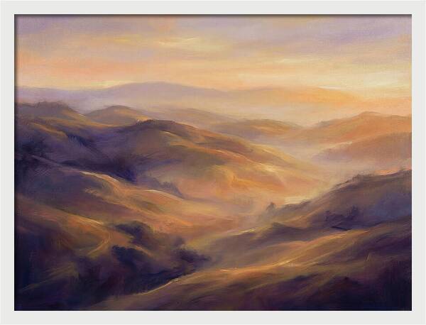 Rolling Hills At Dusk