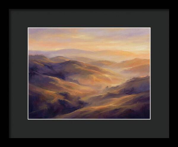 Rolling Hills At Dusk