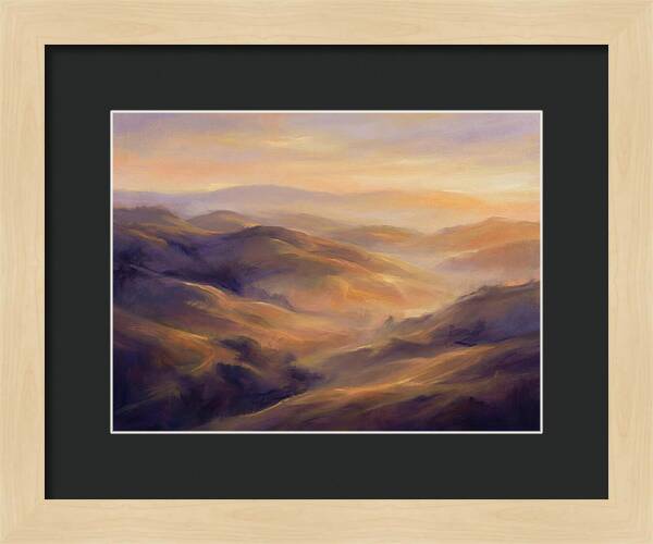Rolling Hills At Dusk