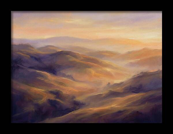 Rolling Hills At Dusk