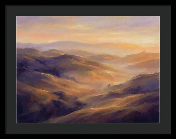 Rolling Hills At Dusk