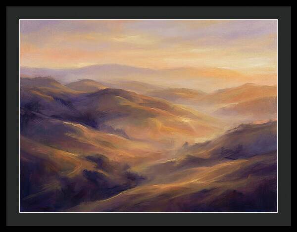 Rolling Hills At Dusk