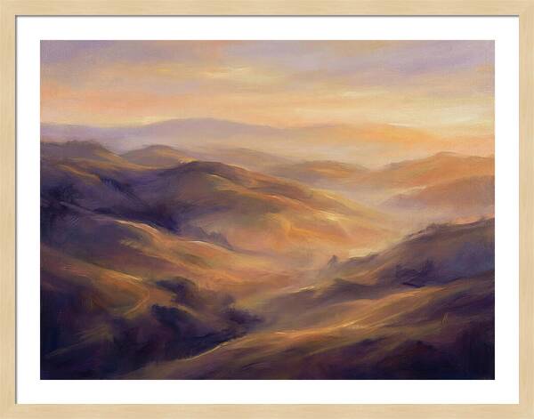 Rolling Hills At Dusk