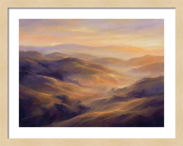 Rolling Hills At Dusk