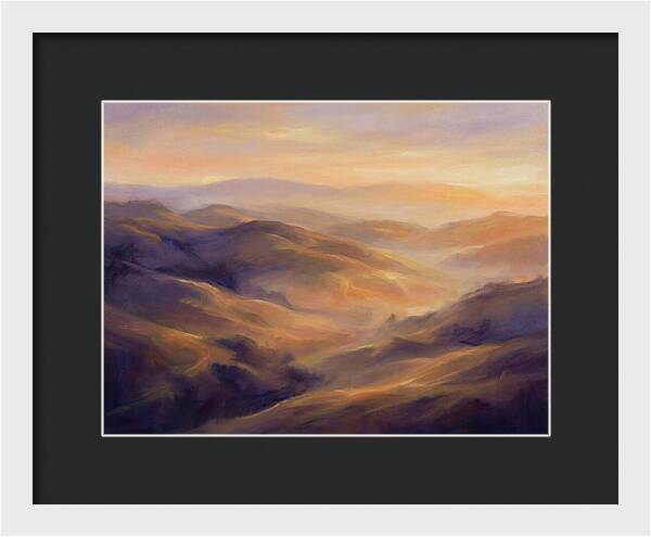 Rolling Hills At Dusk