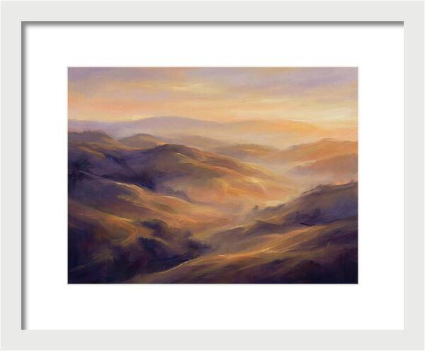 Rolling Hills At Dusk