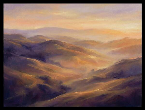Rolling Hills At Dusk