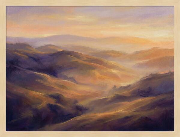 Rolling Hills At Dusk