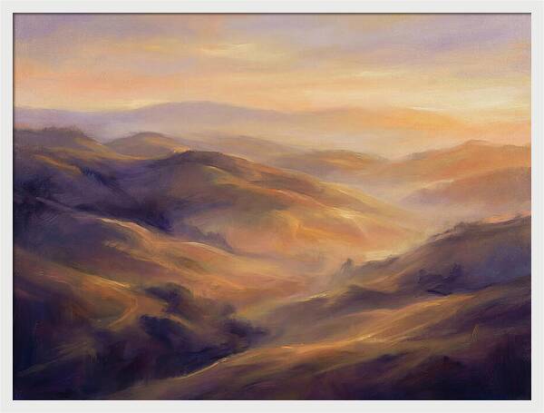 Rolling Hills At Dusk