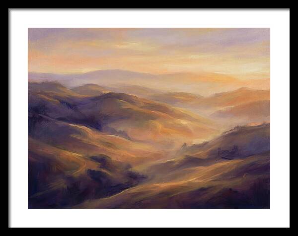 Rolling Hills At Dusk