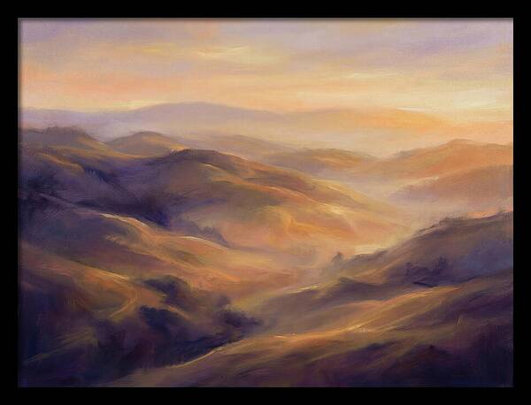 Rolling Hills At Dusk